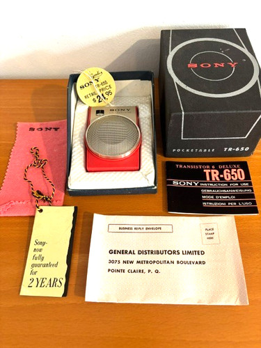Sony 650 radio epoca - radio, a